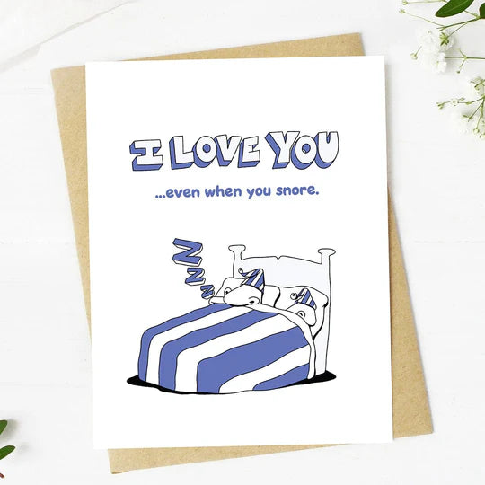 I love you even when.../ greeting card