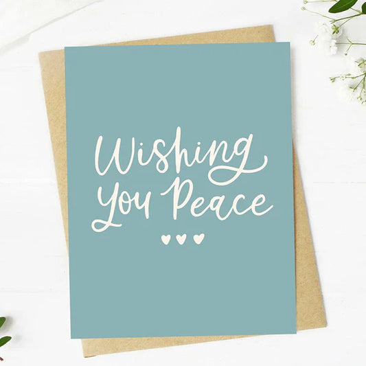 Wishing you Peace / greeting card
