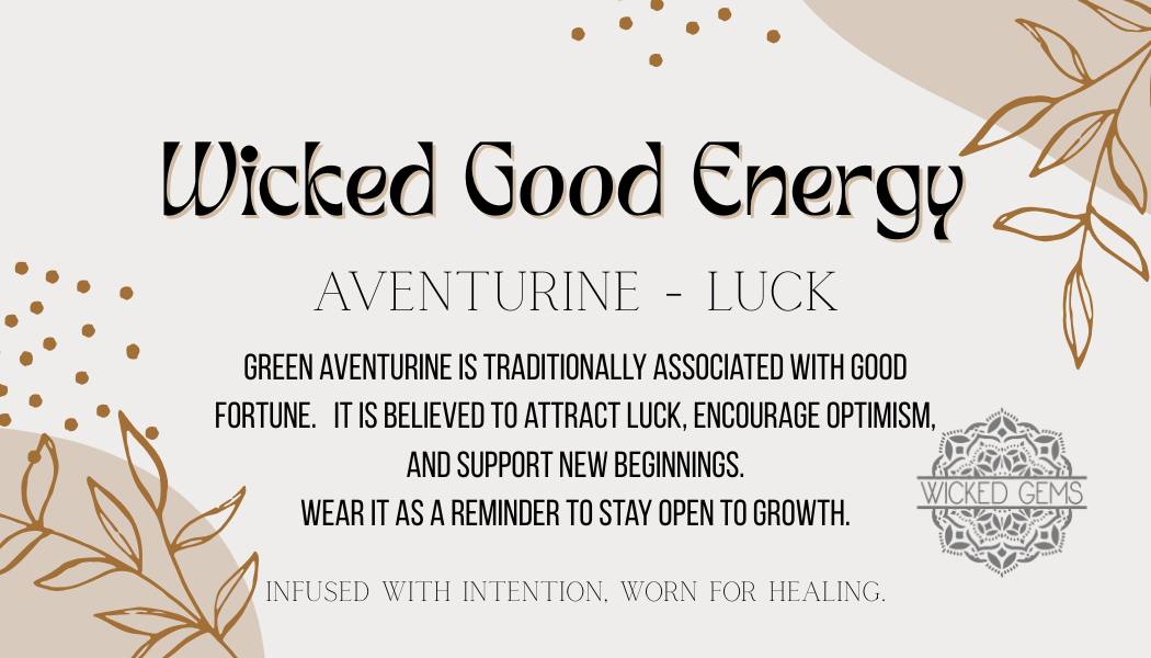 Aventurine/Luck Gemstone Bracelet