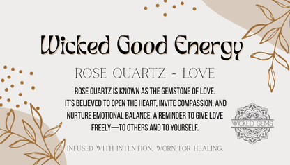Rose Quartz/Love Gemstone Bracelet