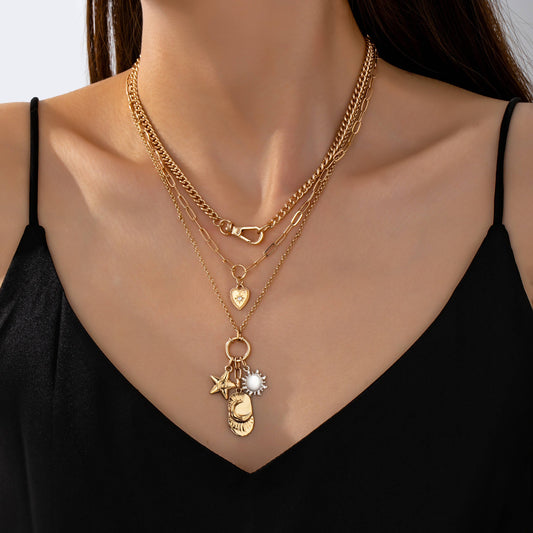 Layered Celestial Necklace