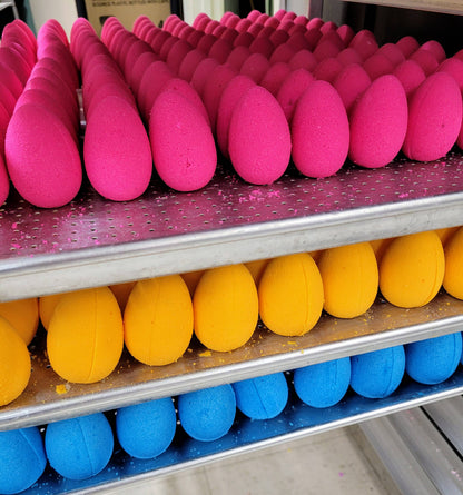 Rainbow Easter Egg Bath Bombs - 6 pack