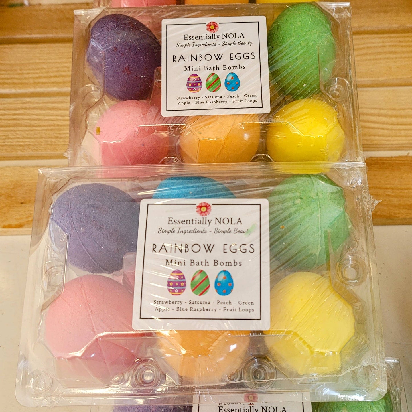 Rainbow Easter Egg Bath Bombs - 6 pack