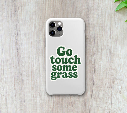 Go Touch Some Grass Sticker
