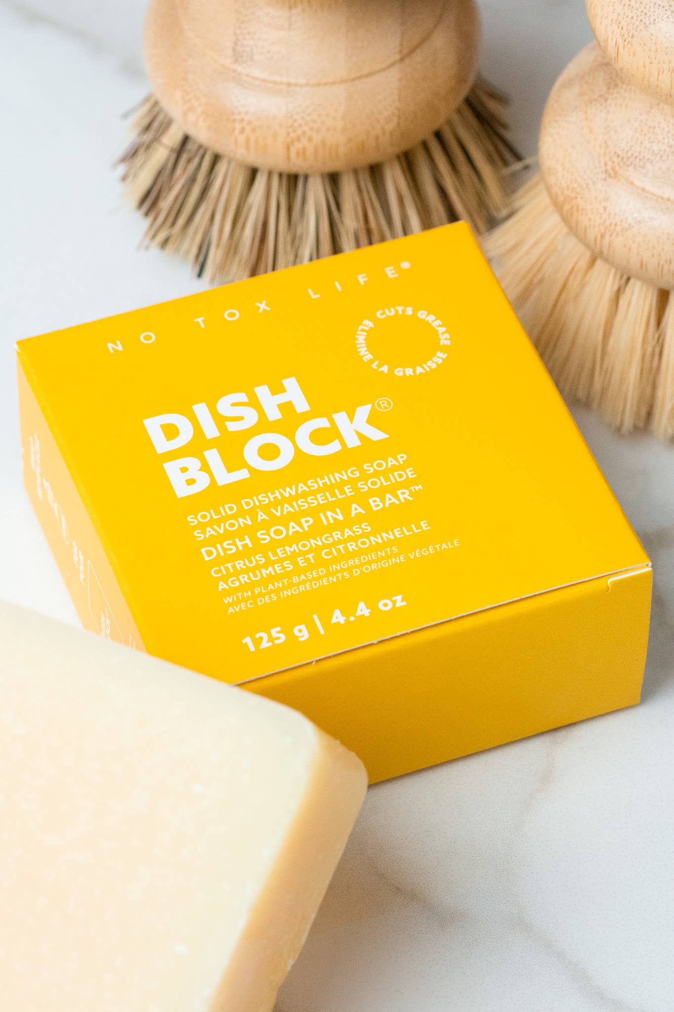 Solid dish soap bar / Citrus Lemongrass