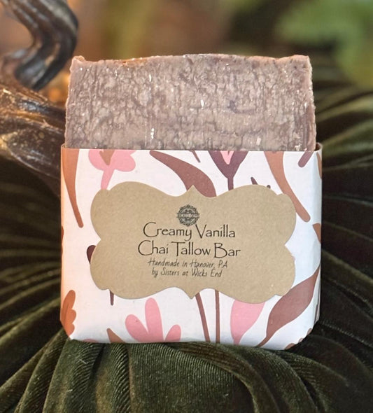 Creamy Vanilla Chai Tallow Bar