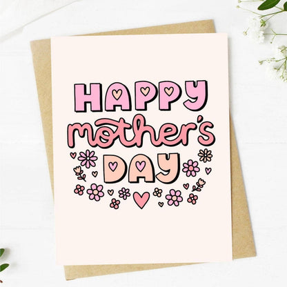 "Happy Mother's Day" Floral Mother's Day Card