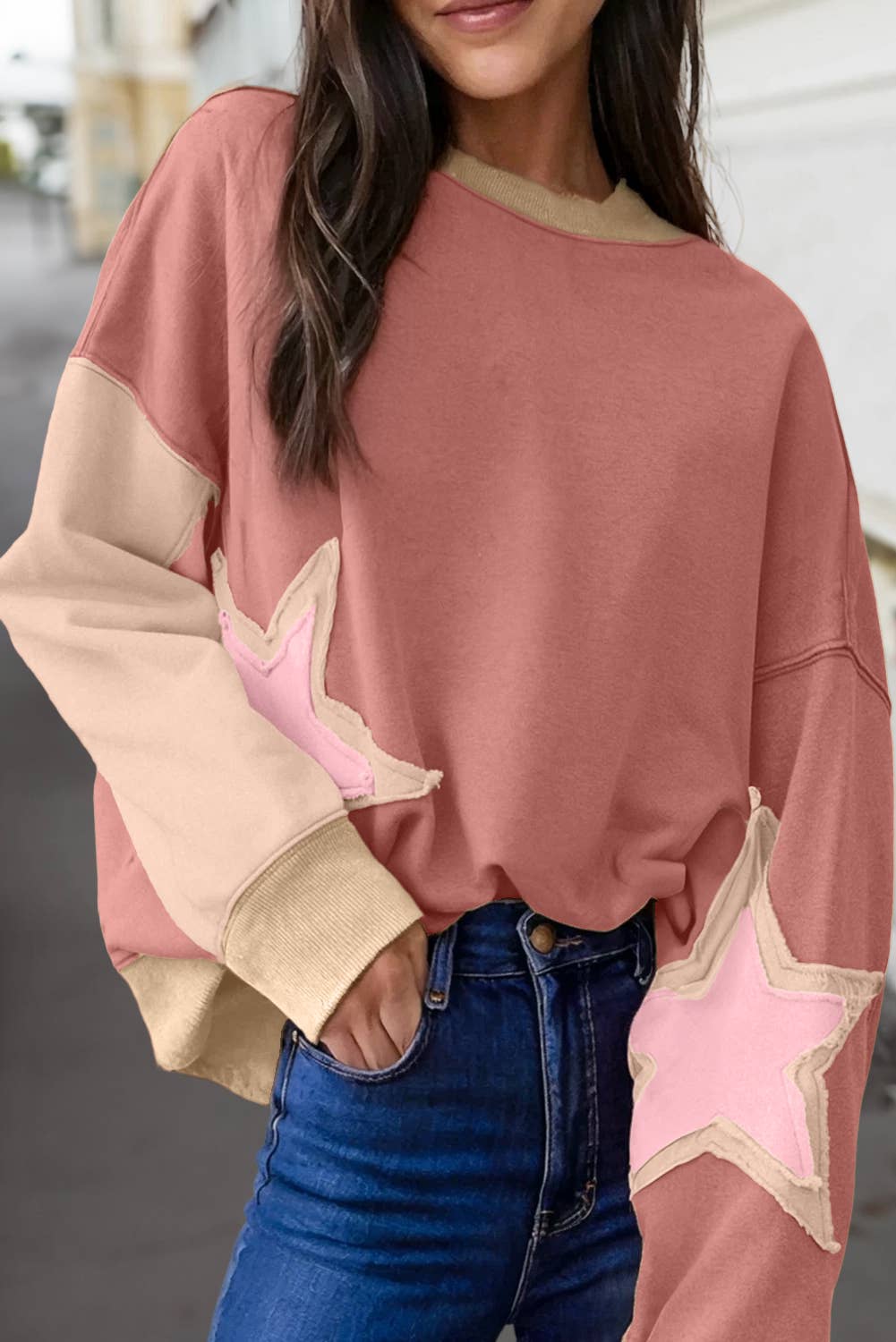 Star Patch Sweatshirt