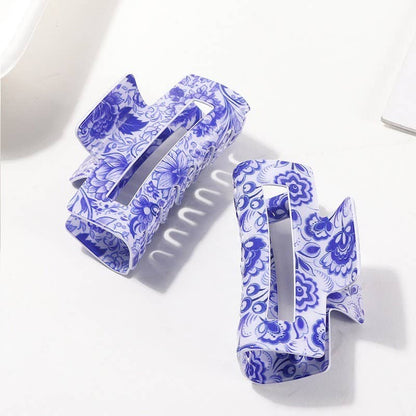 Vintage Porcelain Hair Clip