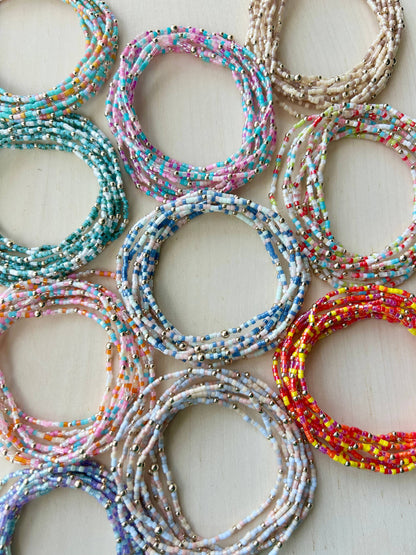 Seed Bead Bracelets / gold filled
