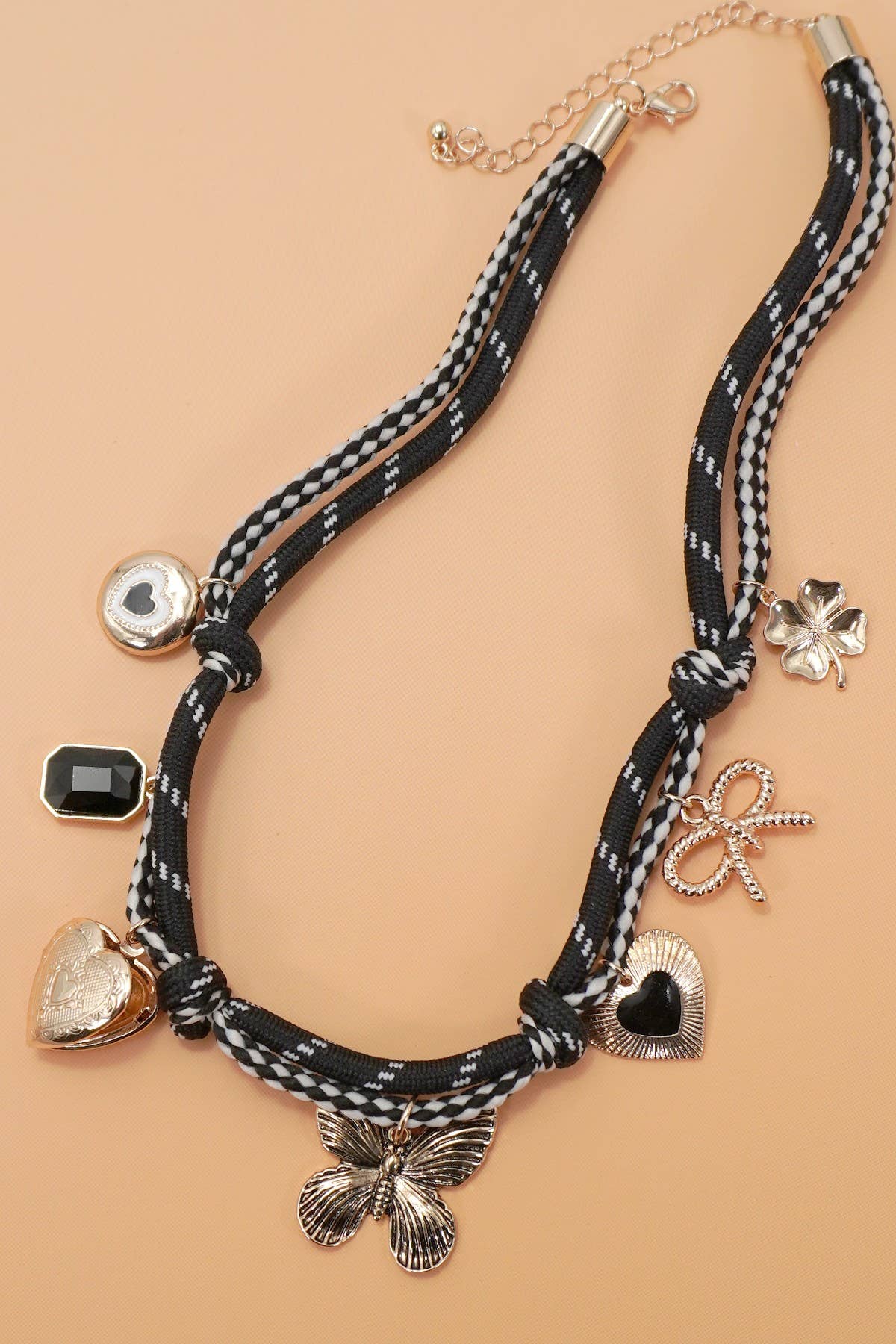 Cord Charm Necklace
