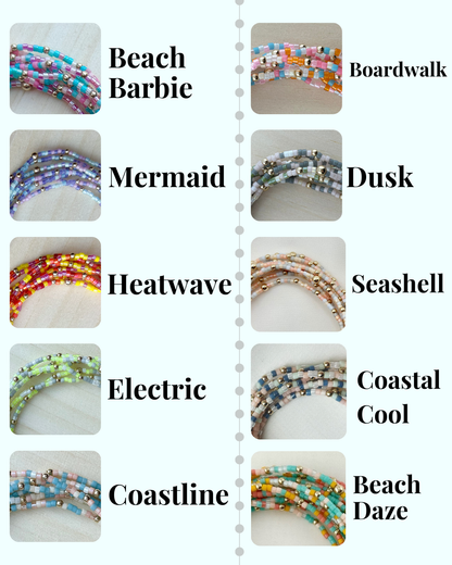 Seed Bead Bracelets / gold filled