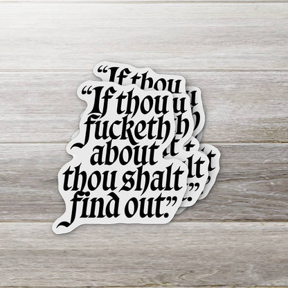 Fucketh Sticker