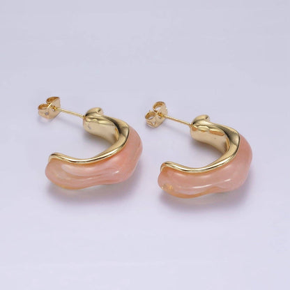 Wonky Hoop / light pink